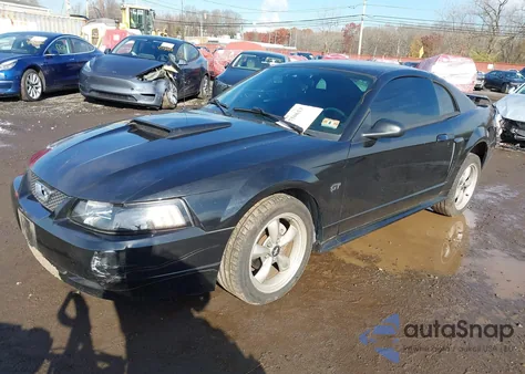 2002 Ford Mustang Gt из США, поврежденный, VIN 1FAFP42X12F222043